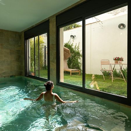 Loft Con Piscina Climatizada De Agua Salada Y Parking En El Centro De Figueres Apartment Figueres  Bagian luar foto
